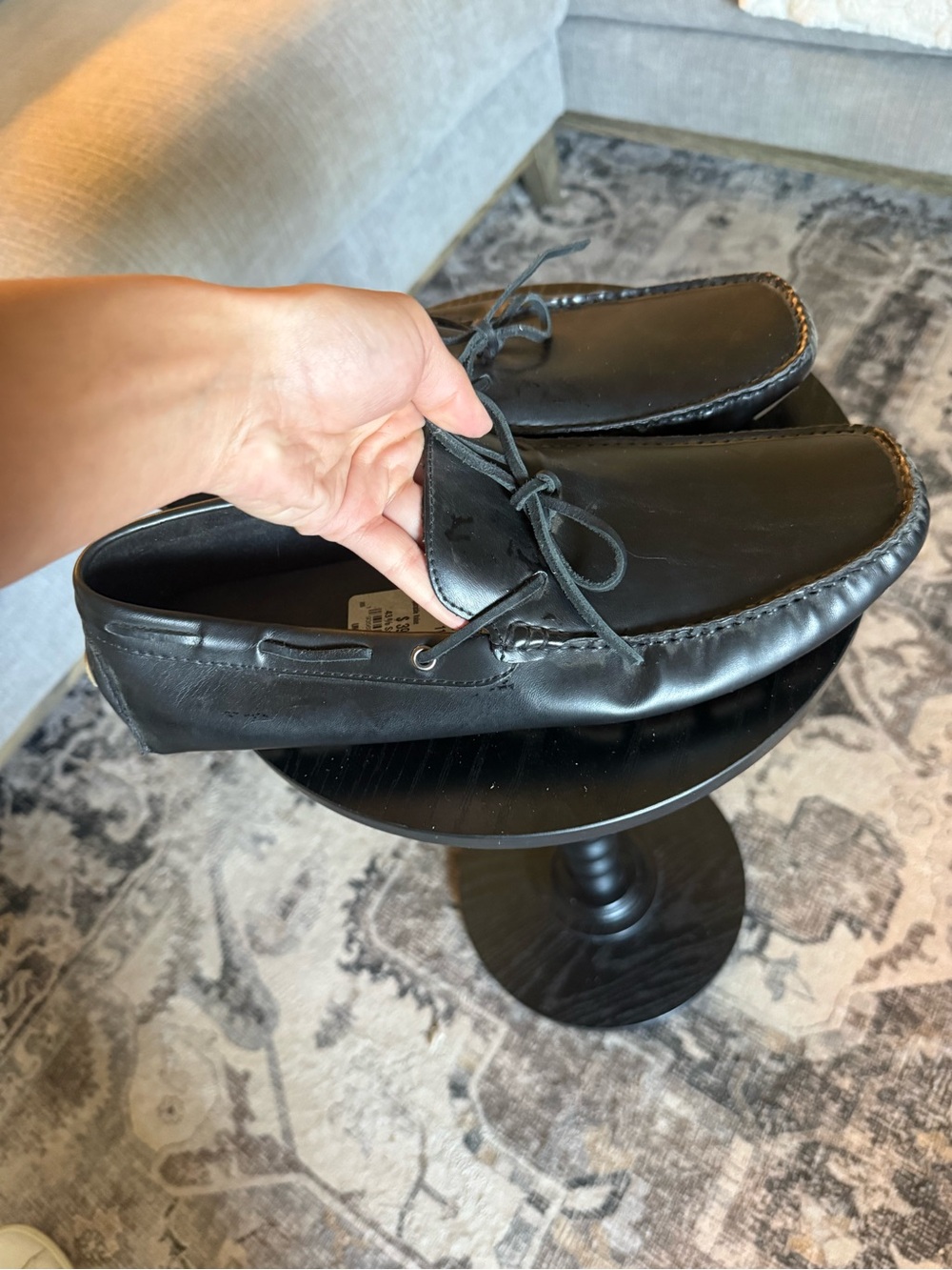 Kenneth Cole black NWOB unlisted "hope" driving Mocs US Mens sz 11M